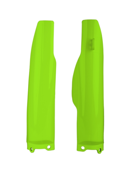 Protections de fourche - Vert - POLISPORT Kawasaki KX KXF citron 2005-2008