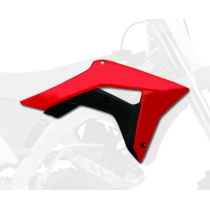 Ouïes de radiateurs - Noir Rouge - POLISPORT HONDA 250 CRF 2018 / 450 CRF-R 2017-2018