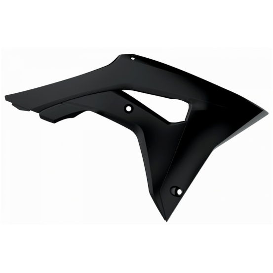 Ouïes de radiateurs - Noir - POLISPORT HONDA 250 CRF 2018/ 450 CRF-R 2017-2018
