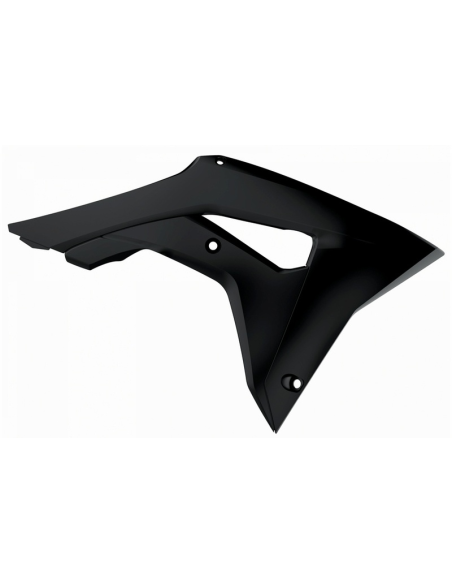 Ouïes de radiateurs - Noir - POLISPORT HONDA 250 CRF 2018/ 450 CRF-R 2017-2018