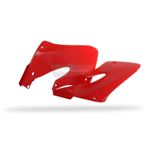 Ouies de radiateur - Rouge Fluo - POLISPORT HONDA 125 CR 1998-1999 / 250 CR 1997-1999