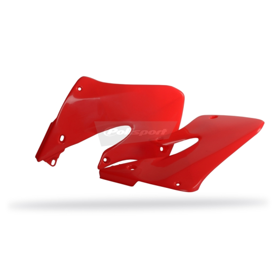 Ouies de radiateur - Rouge Fluo - POLISPORT HONDA 125 CR 1998-1999 / 250 CR 1997-1999
