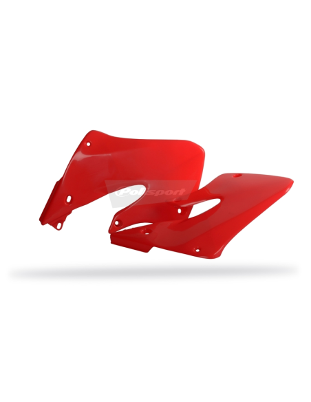 Ouies de radiateur - Rouge Fluo - POLISPORT HONDA 125 CR 1998-1999 / 250 CR 1997-1999