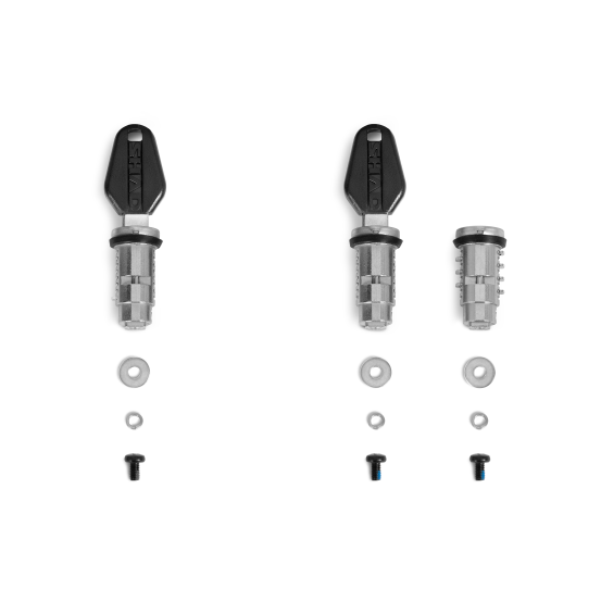 Kit serrure 3 barillets valises latérales SHAD Terra TR40
