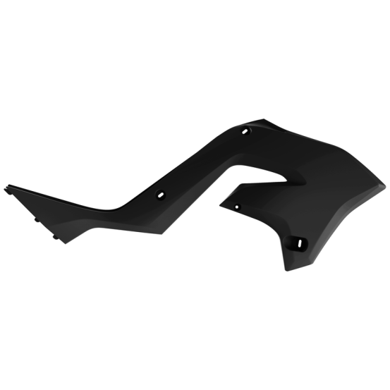 Ouies de radiateur - Noir - POLISPORT Kawasaki 125 250 KX 2003-2008