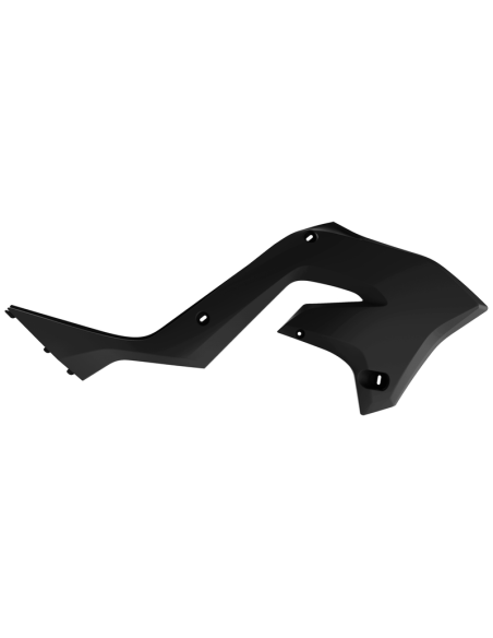 Ouies de radiateur - Noir - POLISPORT Kawasaki 125 250 KX 2003-2008