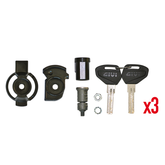 Jeu de 3 barillets Givi SECURITY LOCK