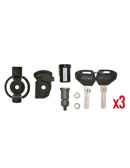 Jeu de 3 barillets Givi SECURITY LOCK