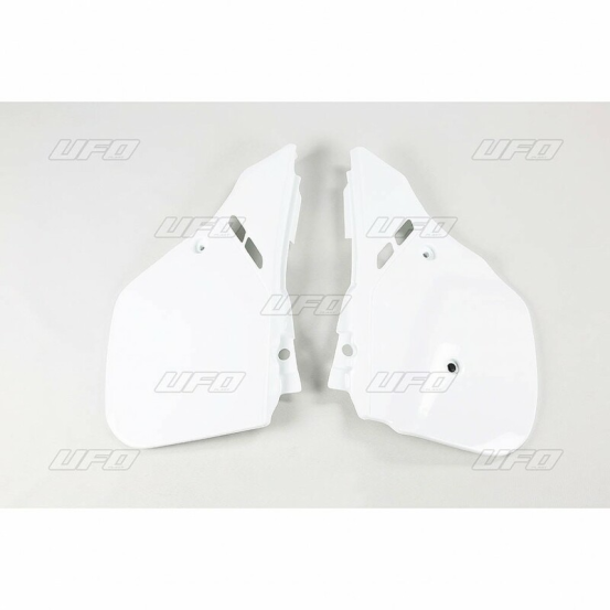 Plaques latérales - Blanc - UFO Honda 125 500 CR R 1989-1990 / 250 CR R 1988-1989