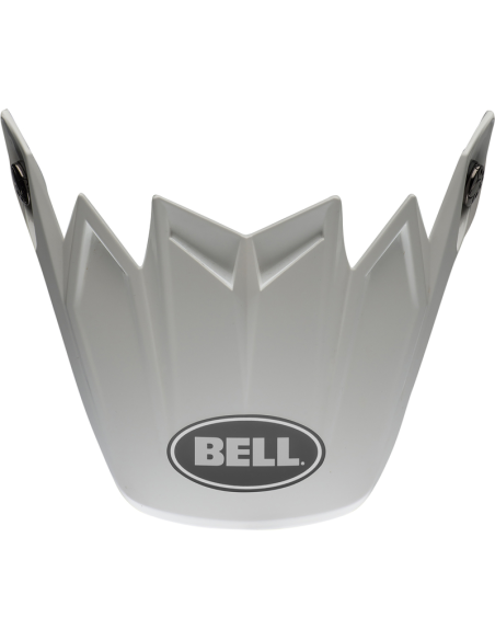 Visière Bell pour casque Moto-9/9S Flex Solid - Blanc