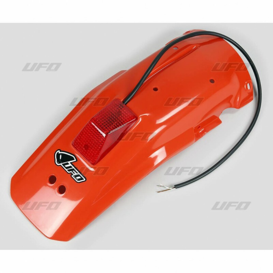 Garde boue arrière + Feu Intégré - Orange 1990 - UFO Honda 600 XR R 1988-2002
