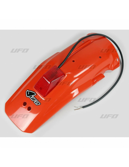 Garde boue arrière + Feu Intégré - Orange 1990 - UFO Honda 600 XR R 1988-2002