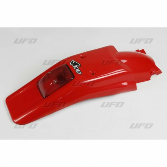 Garde boue arrière + Feu Intégré - Rouge - UFO Honda 250 400 XR R 1996-2004