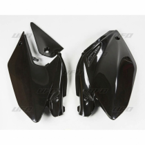 Plaques latérales - Noir - UFO Honda 250 CRF X 2004-2016