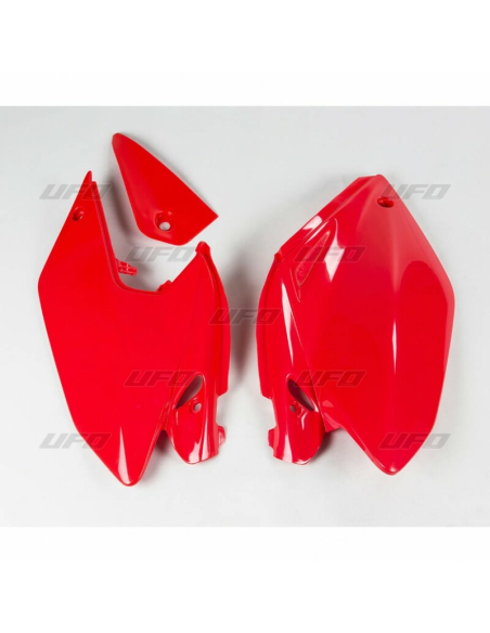 Plaques latérales - Rouge - UFO Honda 250 CRF X 2004-2016