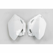 Plaques latérales - Blanc - UFO Honda 450 CRF R 2005-2006