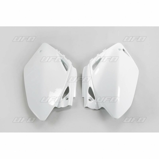 Plaques latérales - Blanc - UFO Honda 450 CRF R 2005-2006