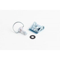 Fixation 1-4 de tour type DZUS 6 x 12mm - Fixation clip à l'unité