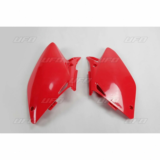 Plaques latérales - Rouge - UFO Honda 450 CRF R 2002-2004
