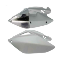 Plaques latérales - Blanc - UFO Honda 250 CRF R 2006-2009