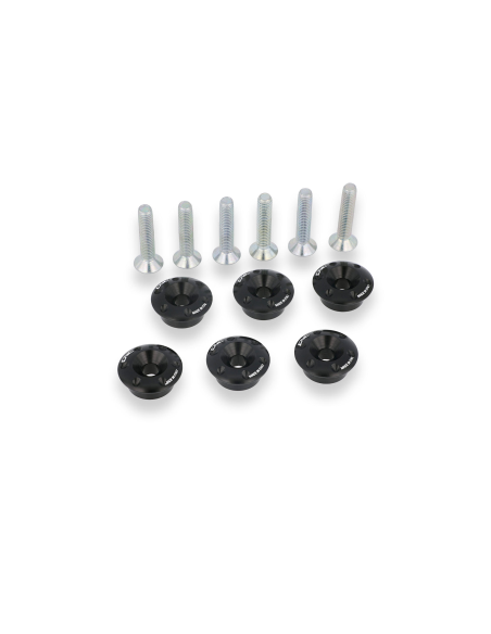 Kit de 6 coupelles de ressort d'embrayage à tête sphérique H6 + visserie CNC RACING - DUCATI