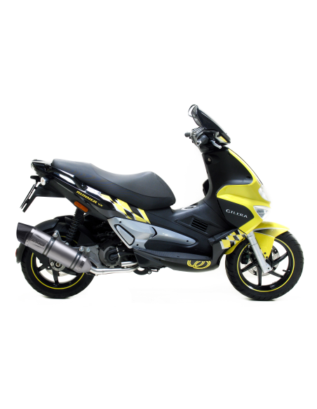 Ligne d'échappement LEOVINCE LV ONE GILERA RUNNER ST 125 - 200 4T - VX 125 - 200 4T 2006 - 2016 Inox