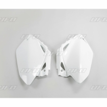 Plaques latérales - Blanc - UFO Honda 450 CRF R 2007-2008