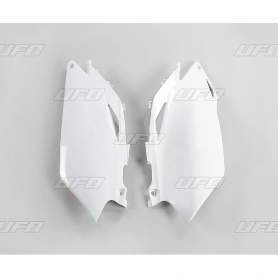 Plaques latérales - Blanc - UFO Honda 250 CRF R 2010 / 450 CRF R 2009-2010