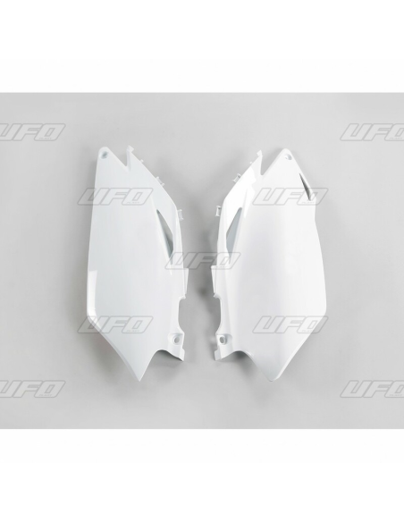 Plaques latérales - Blanc - UFO Honda 250 CRF R 2010 / 450 CRF R 2009-2010