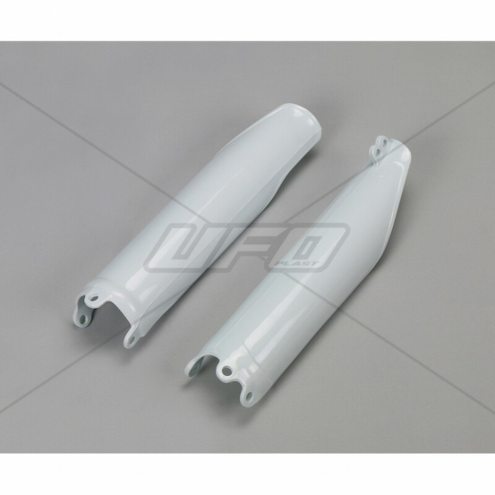 Protections de fourche - Blanc - UFO Honda 250 CRF R 2014-2018 / 450 CRF R 2009-2018 / RX 2017-2018