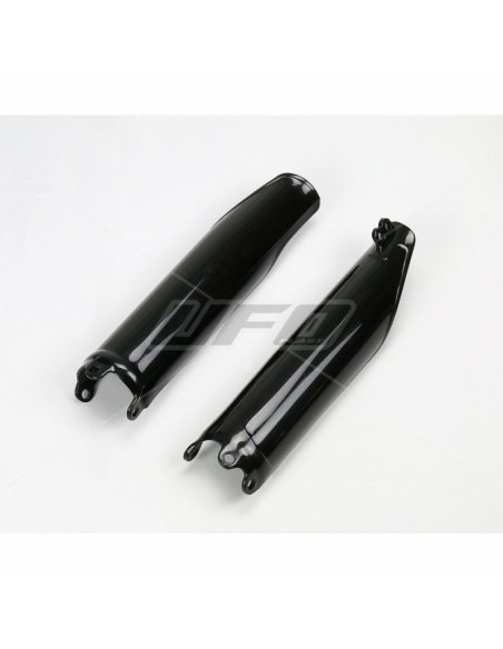 Protections de fourche - Noir - UFO Honda 250 CRF R 2014-2018 / 450 CRF R 2009-2018 / RX 2017-2018