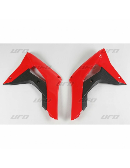 Ouies de Radiateur - Noir Rouge - UFO Honda 450 CRF R 2017