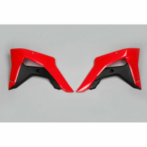 Ouies de Radiateur - Noir Rouge - UFO Honda 450 CRF RX 2017
