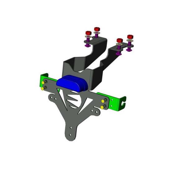 Support Plaque Moto Yamaha 850 MT-09 2013-2016 1000 MT-10 2014-2017