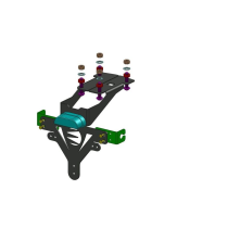 Support Plaque Moto Kawasaki Z 900 2017