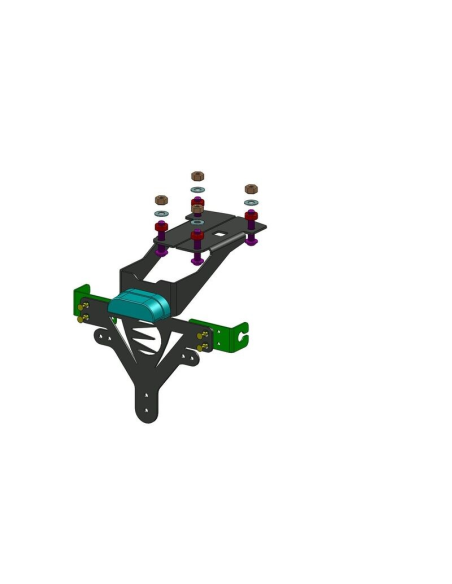 Support Plaque Moto Kawasaki Z 900 2017