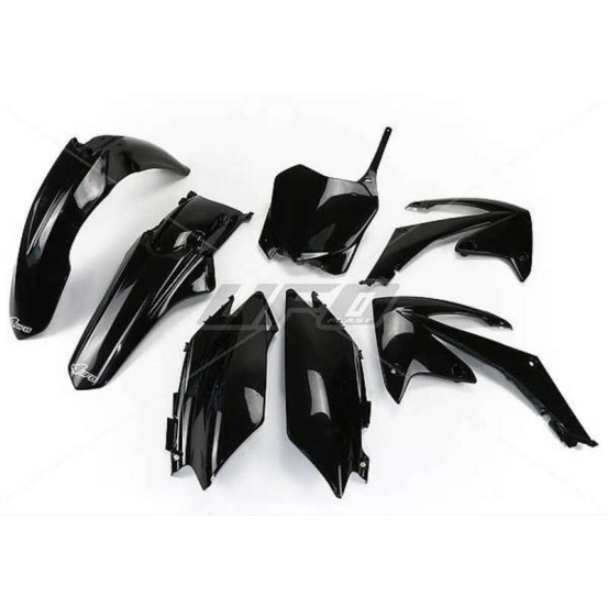 Kit Plastiques - Noir - UFO Honda 250 CRF R 2011-2013 / 450 CRF R 2011-2012