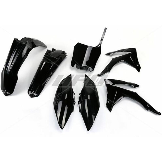 Kit Plastiques - Noir - UFO Honda 250 CRF 2014-2016 / 450 CRF 2013-2016
