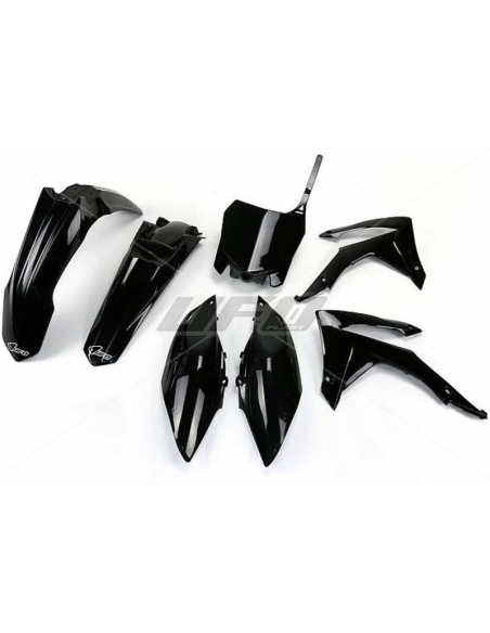 Kit Plastiques - Noir - UFO Honda 250 CRF 2014-2016 / 450 CRF 2013-2016