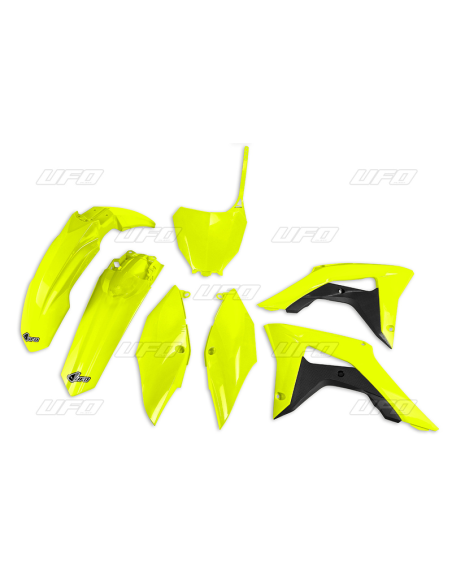 Kit Plastiques - Jaune Fluo - UFO Honda 450 CRF R 2017