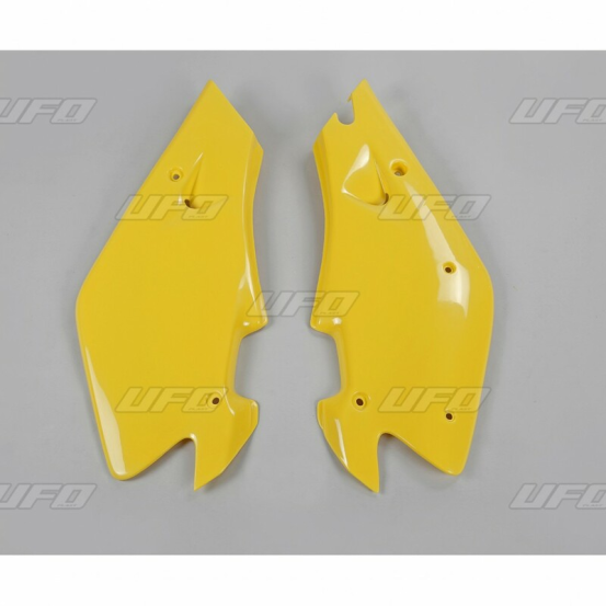 Plaques latérales - Jaune - UFO HUSQVARNA 125 250 360 CR/WR 2000-2004
