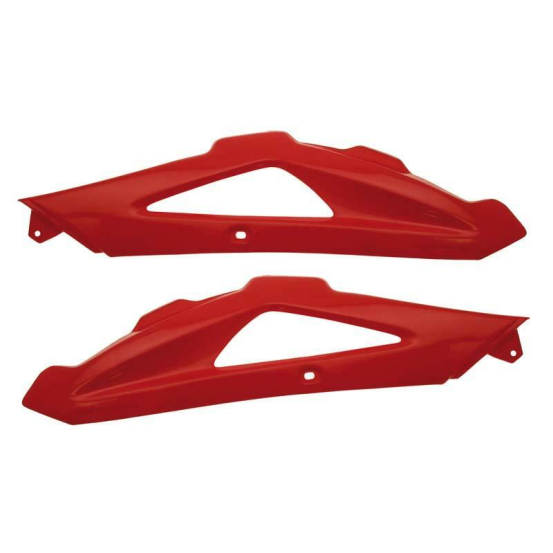 Ouies de radiateur supérieures - Rouge - UFO HUSQVARNA 250 TC TE 2008 / 450 TC TE 2008-2010 / 510 610 TE 2008-2010
