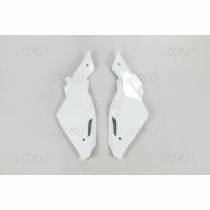 Plaques latérales - Blanc - UFO HUSQVARNA 125 250 CR/WR 2009-2013