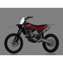 Plaque avant - Blanc - UFO HUSQVARNA 449 511 TE 2011-2013