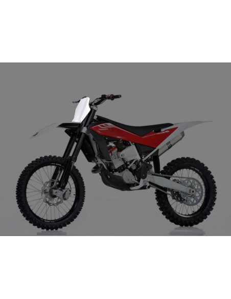 Plaque avant - Blanc - UFO HUSQVARNA 449 511 TE 2011-2013