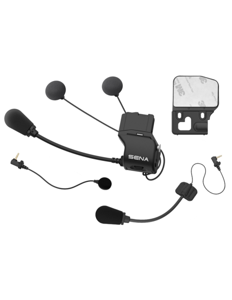 Support de fixation complet pour intercom Sena 20S -30K - 50S + HP fins et micro