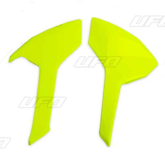 Plaques Latérale - Jaune Fluo - UFO Husqvarna TC FC 2016-2018 / TE FE 2017-2018
