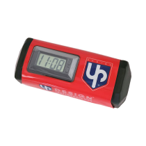 Mousse de guidon sans barre UP horloge intégrée Rouge