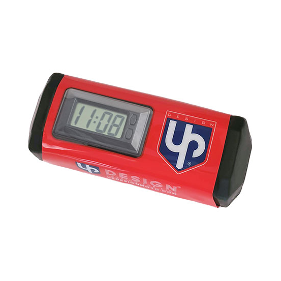 Mousse de guidon sans barre UP horloge intégrée Rouge