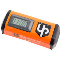 Mousse de guidon sans barre UP horloge intégrée Orange